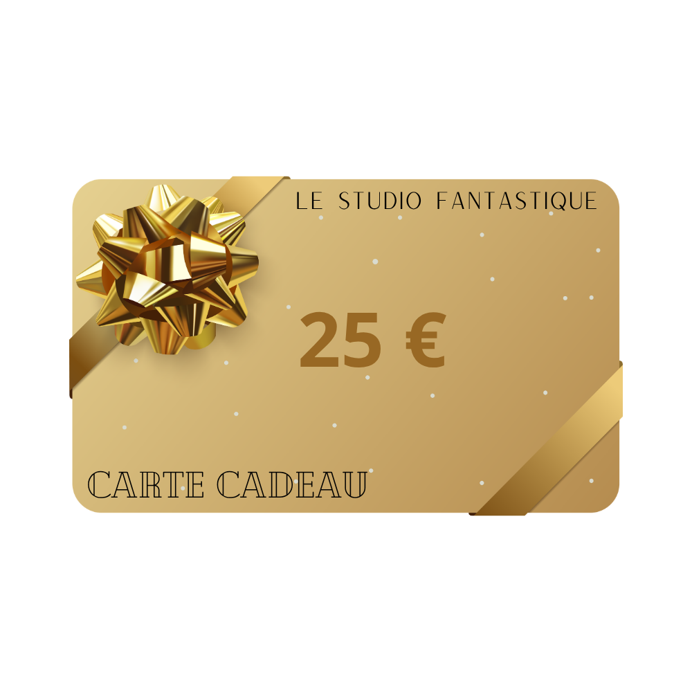 Carte Cadeau de 25 à 150 €