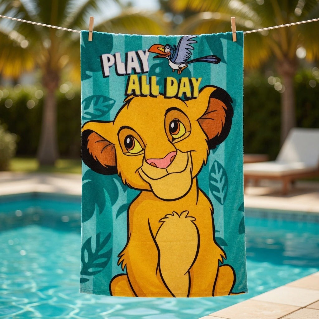 Serviette de plage Simba - Le Roi Lion 70x140 cm
