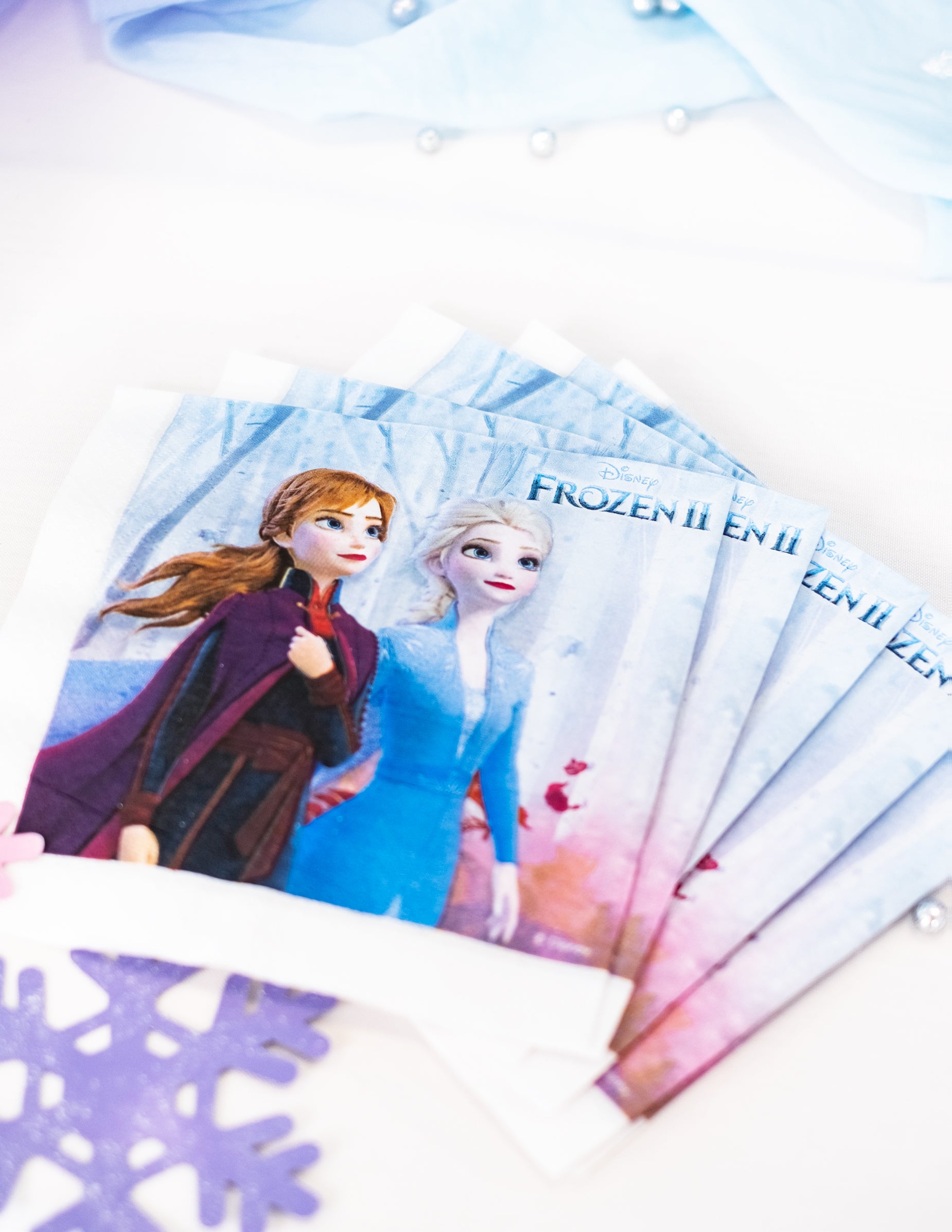 20 Serviettes en papier La Reine des Neiges 2 - 33x33 cm