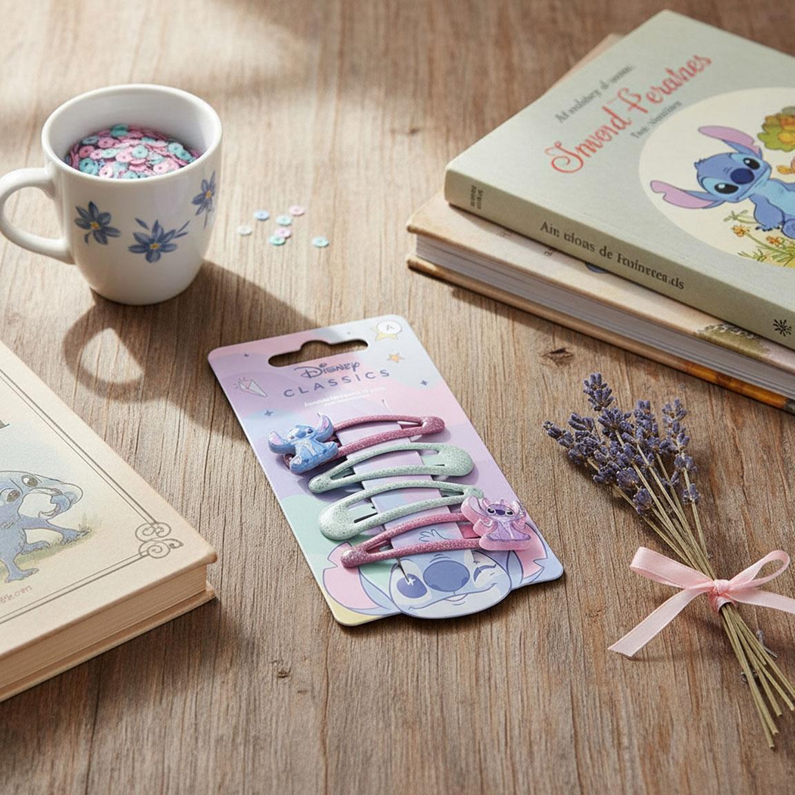Barrettes pour cheveux Stitch - Set de 4