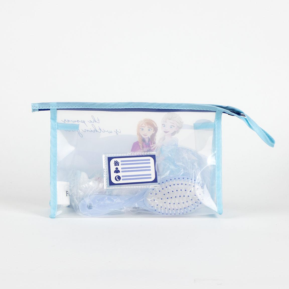 Trousse de toilette Elsa et Anna avec brosse - La Reine des Neiges
