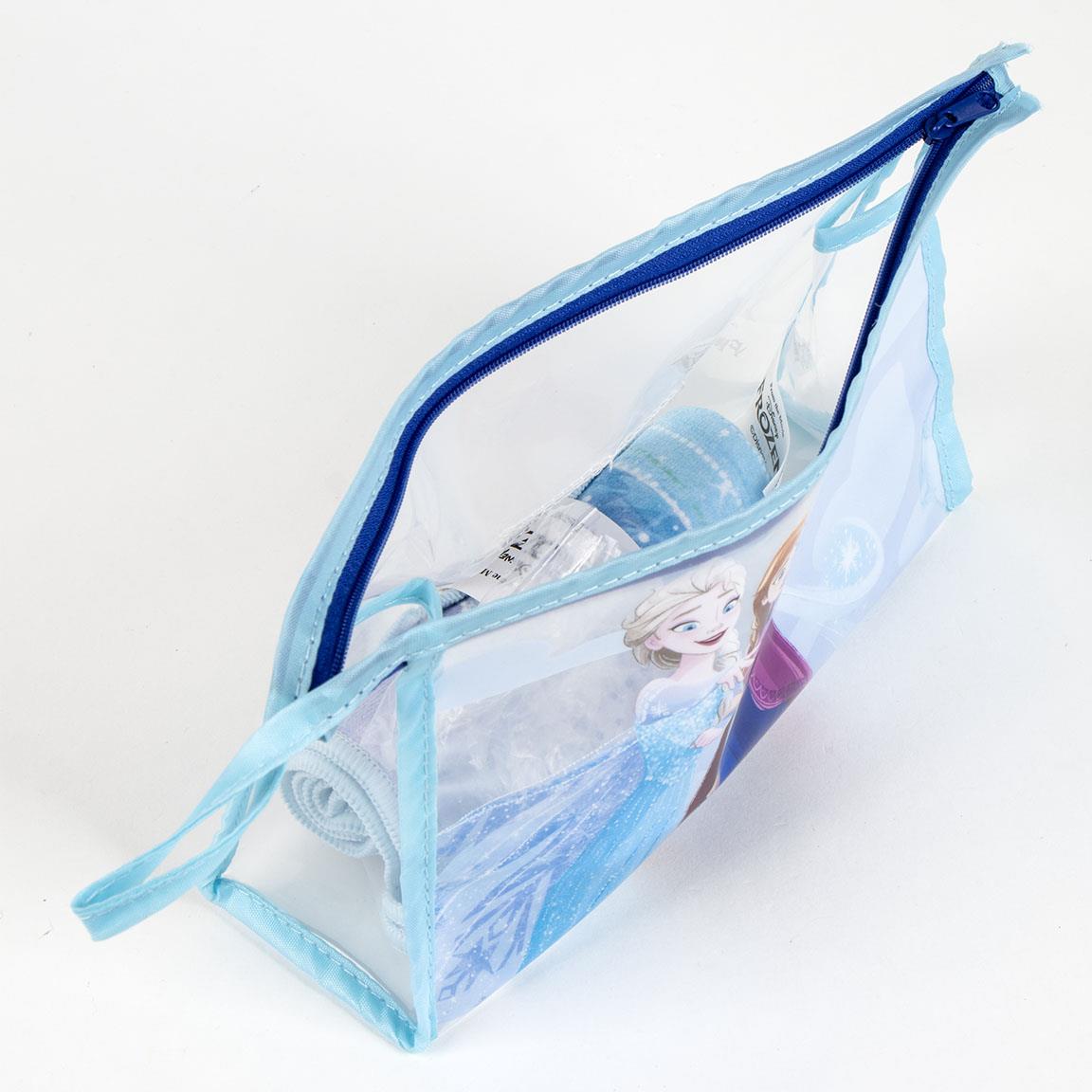 Trousse de toilette Elsa et Anna avec brosse - La Reine des Neiges