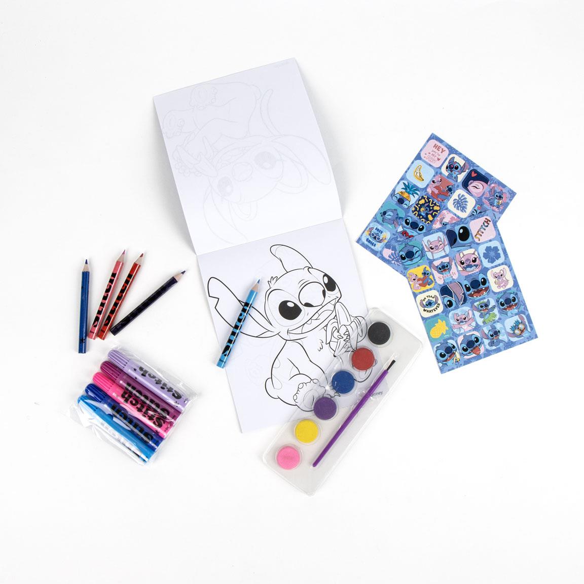 Set de Coloriage Stitch avec Sac à Dos