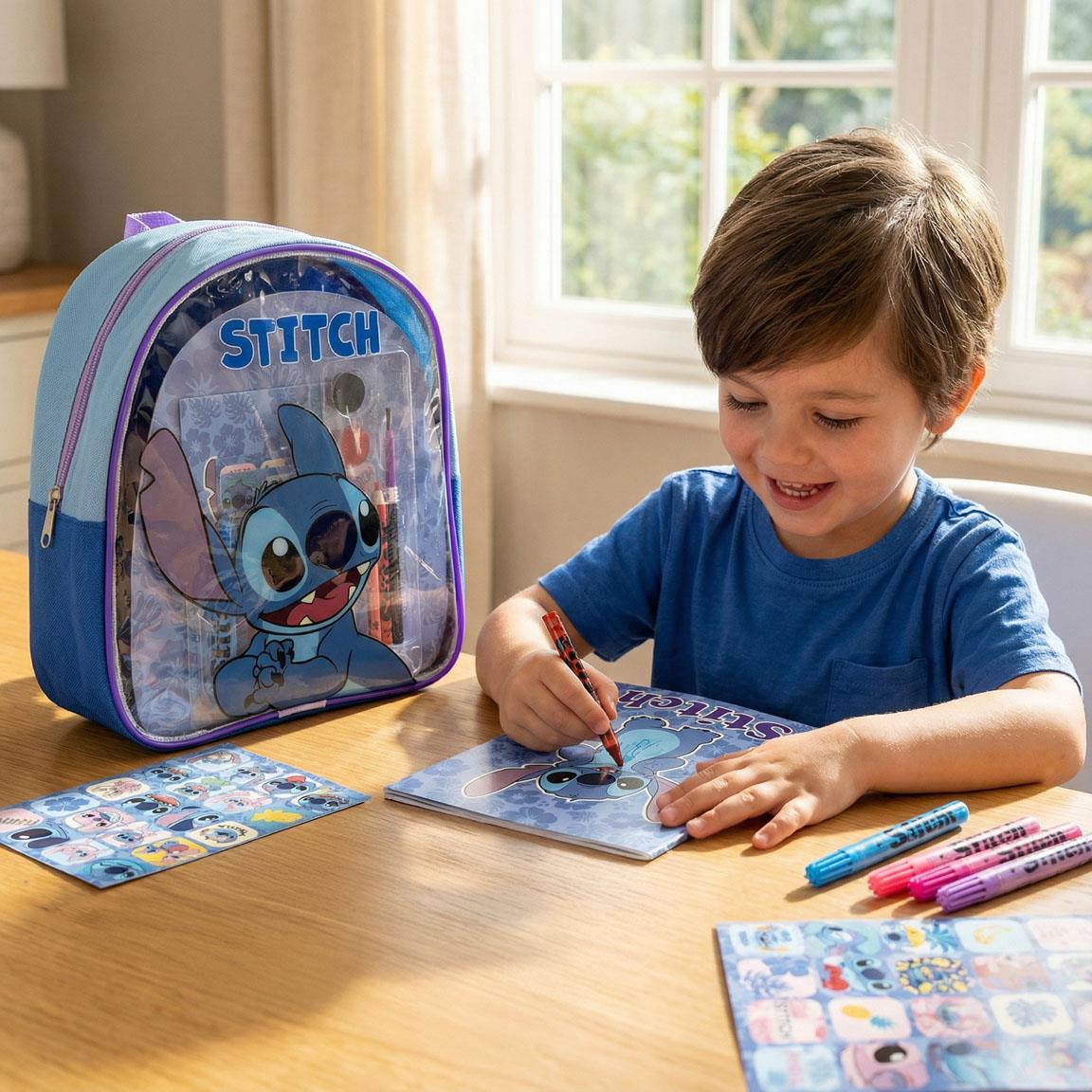 Set de Coloriage Stitch avec Sac à Dos