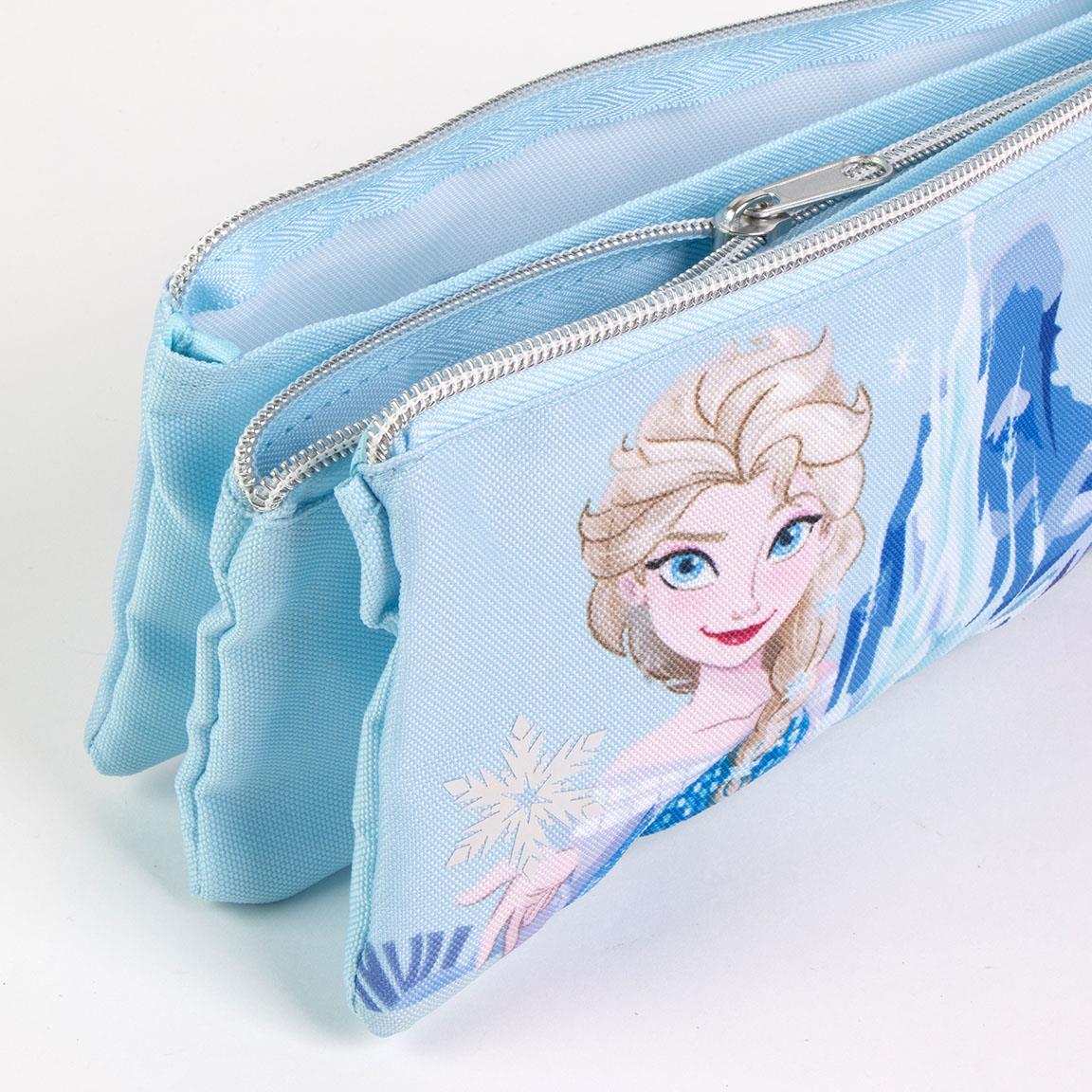 Trousse 3 Compartiments Elsa - La Reine des Neiges