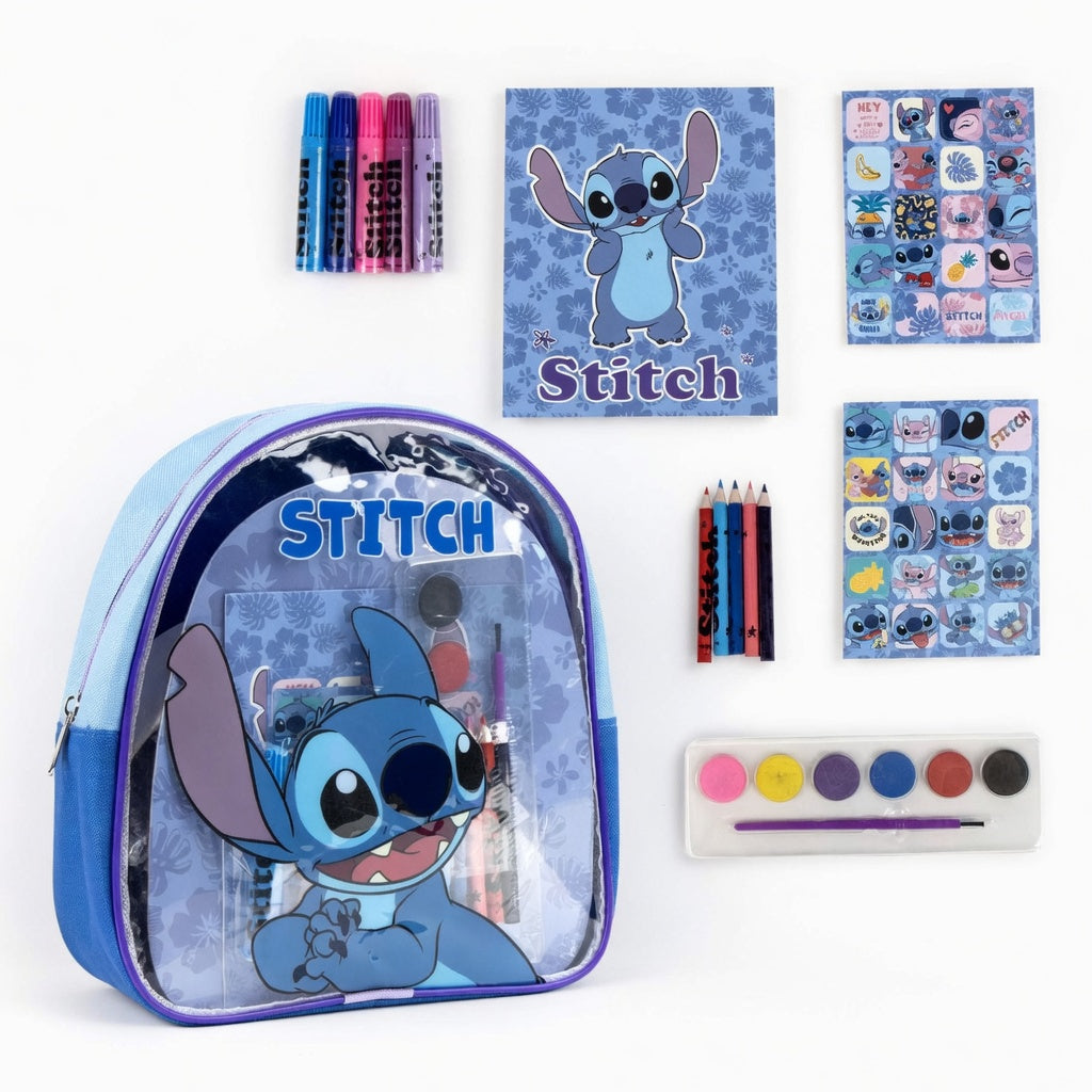 Set de Coloriage Stitch avec Sac à Dos