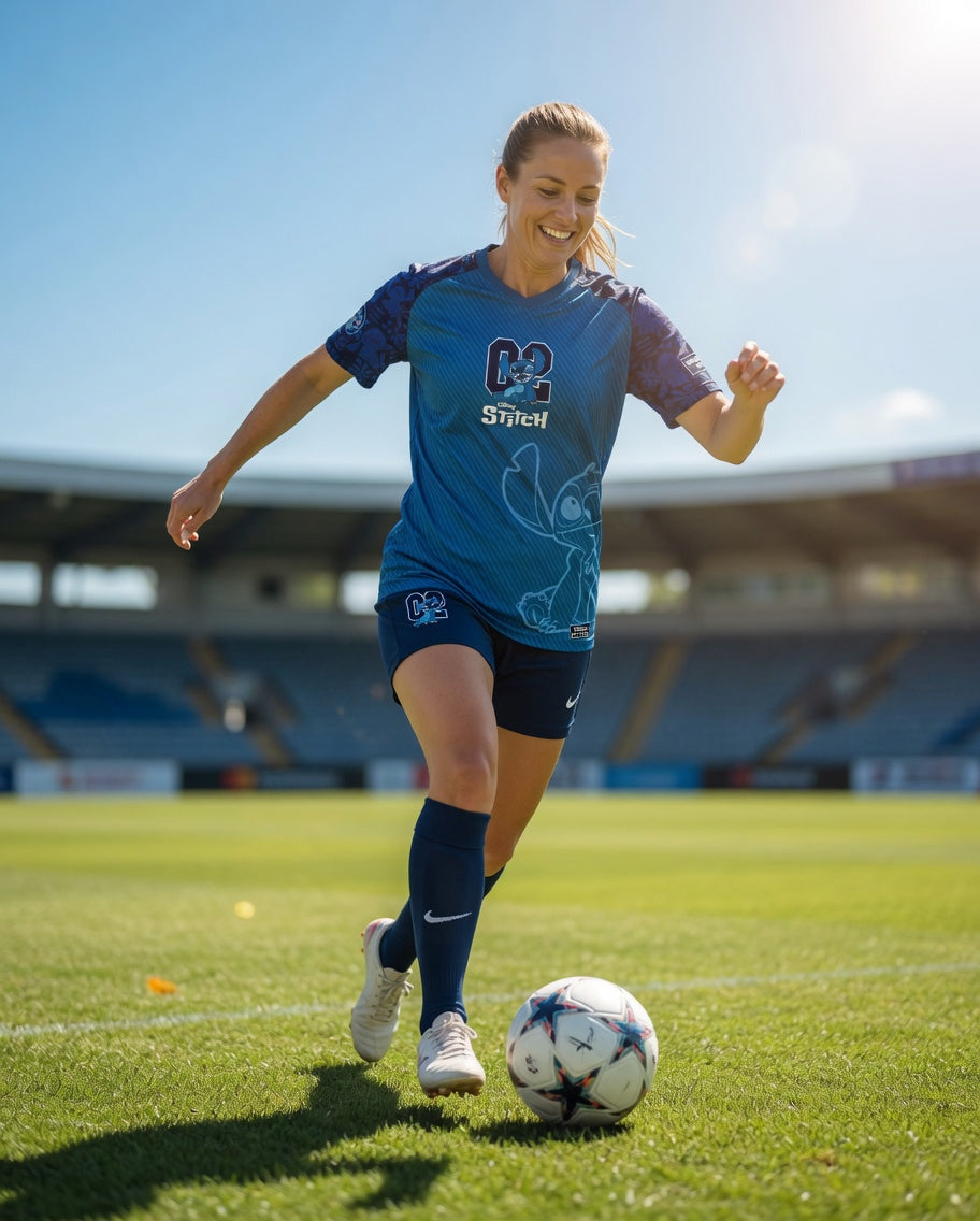 T-shirt Oversize Stitch - Style Maillot de Foot