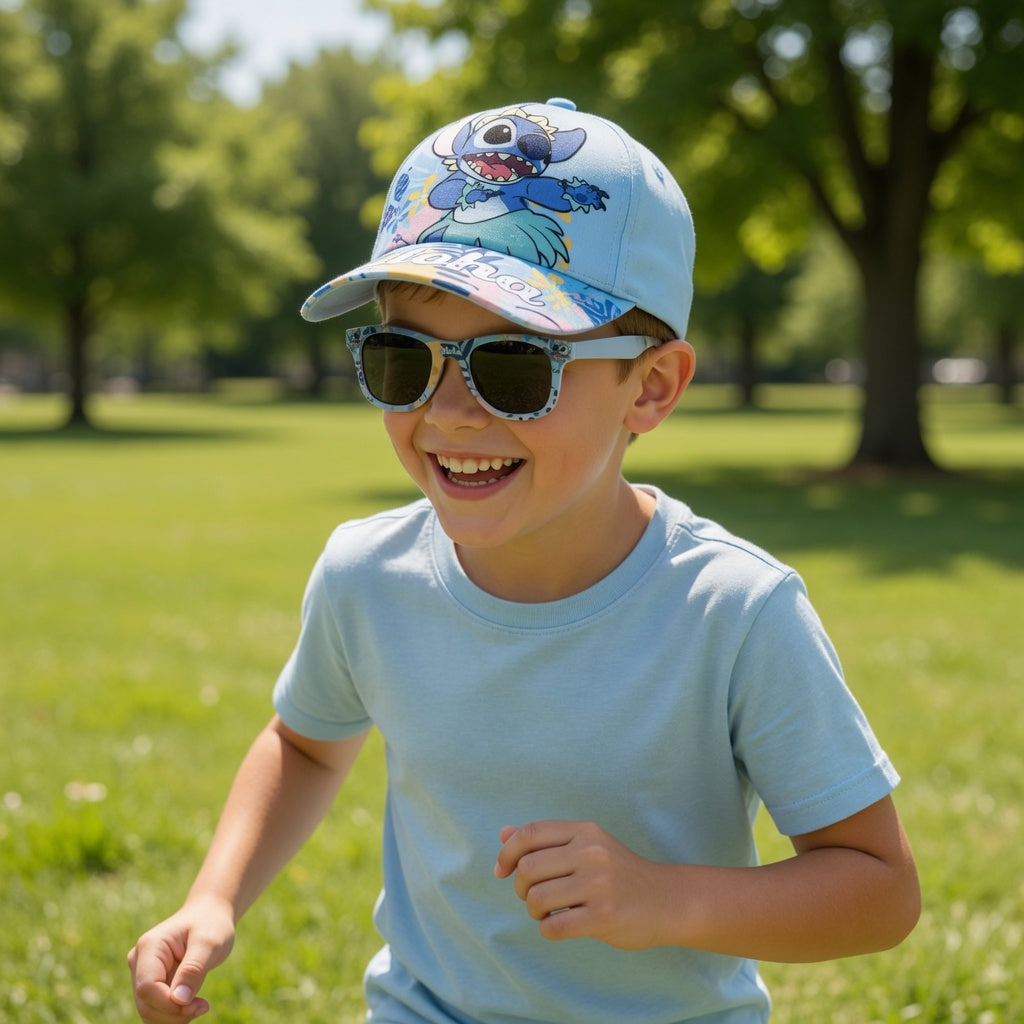 Set Casquette + Lunettes de soleil Stitch