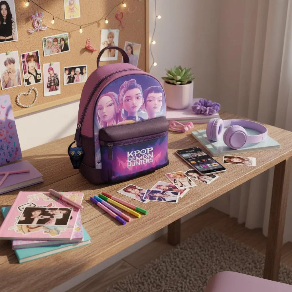 Sac à dos KPop Demon Hunters 30 cm - Charm Derpy inclus