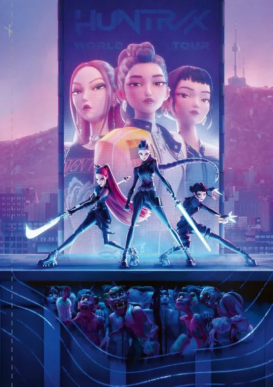 Livre de posters KPop Demon Hunters - 35 affiches A4