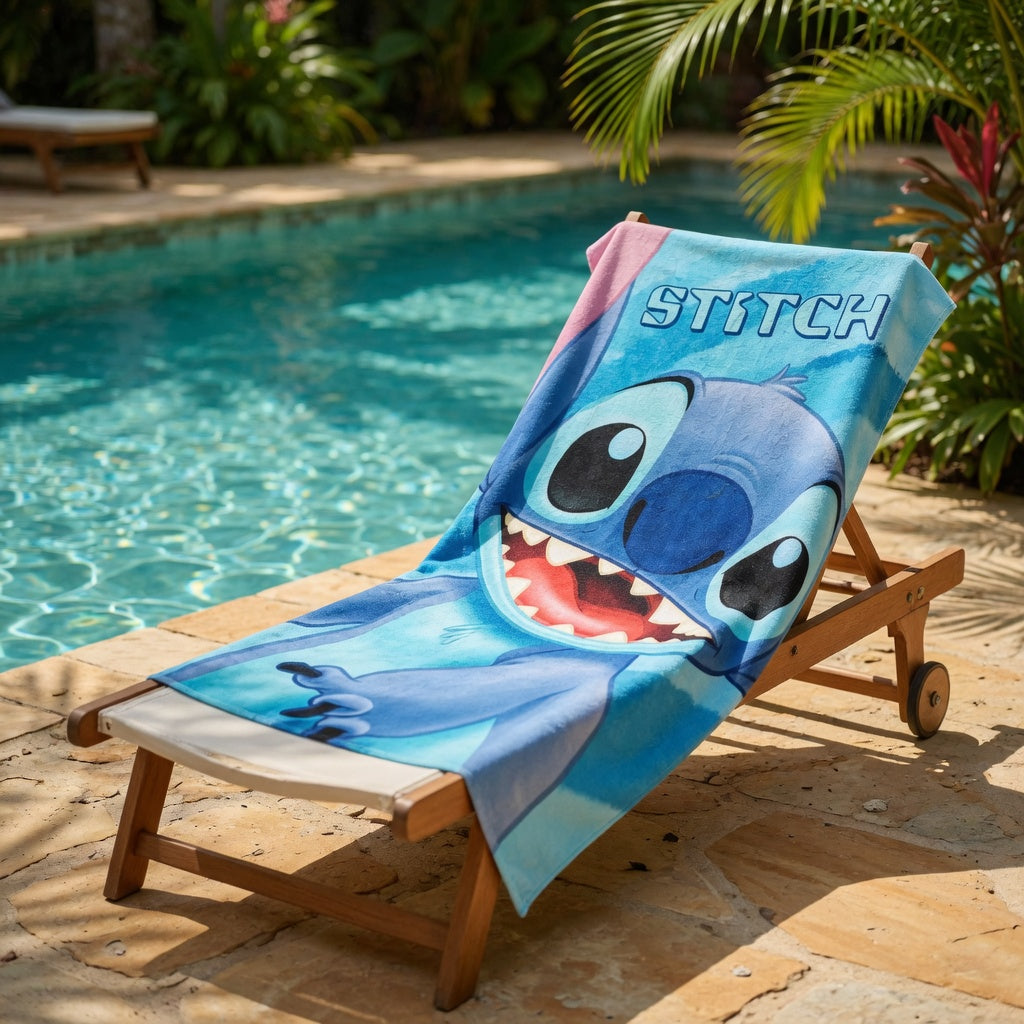 Serviette de plage Stitch - 70 x 140 cm