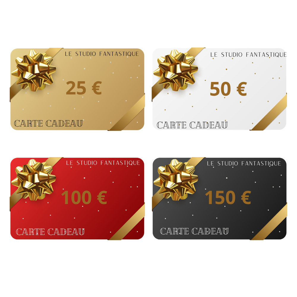 Carte Cadeau de 25 à 150 €