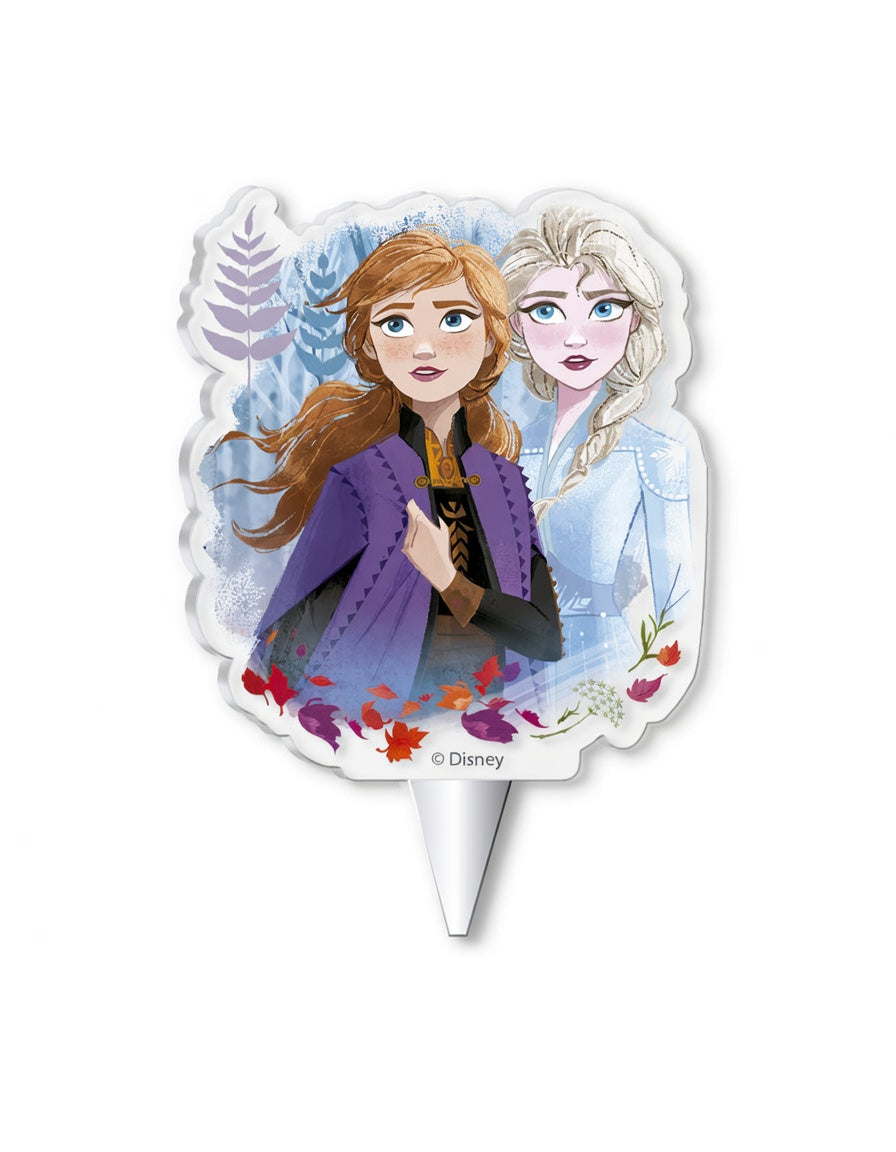 Bougie Anniversaire La Reine des Neiges - Elsa & Anna 7,5 cm