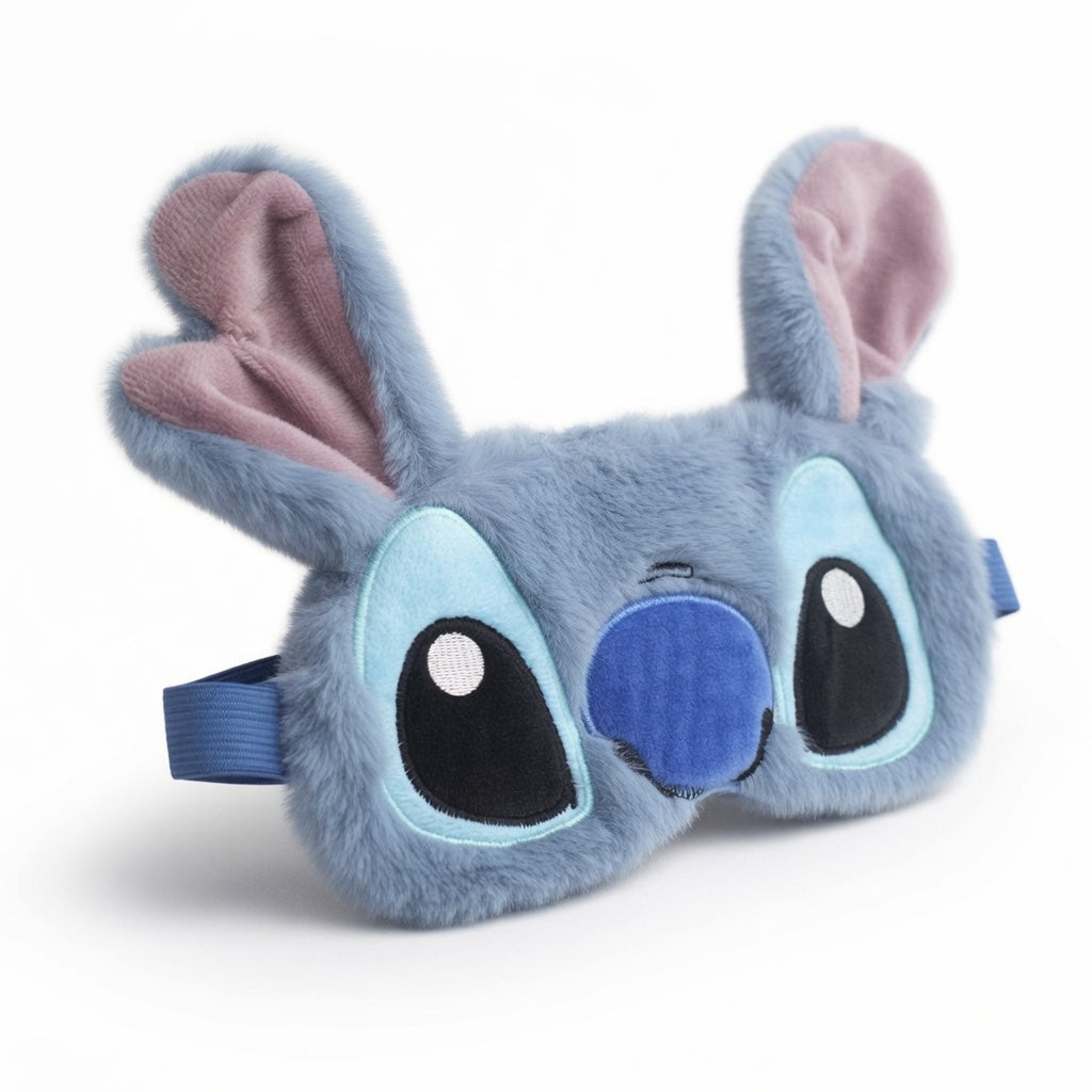 Masque de sommeil Stitch - Oreilles et yeux 20x10 cm