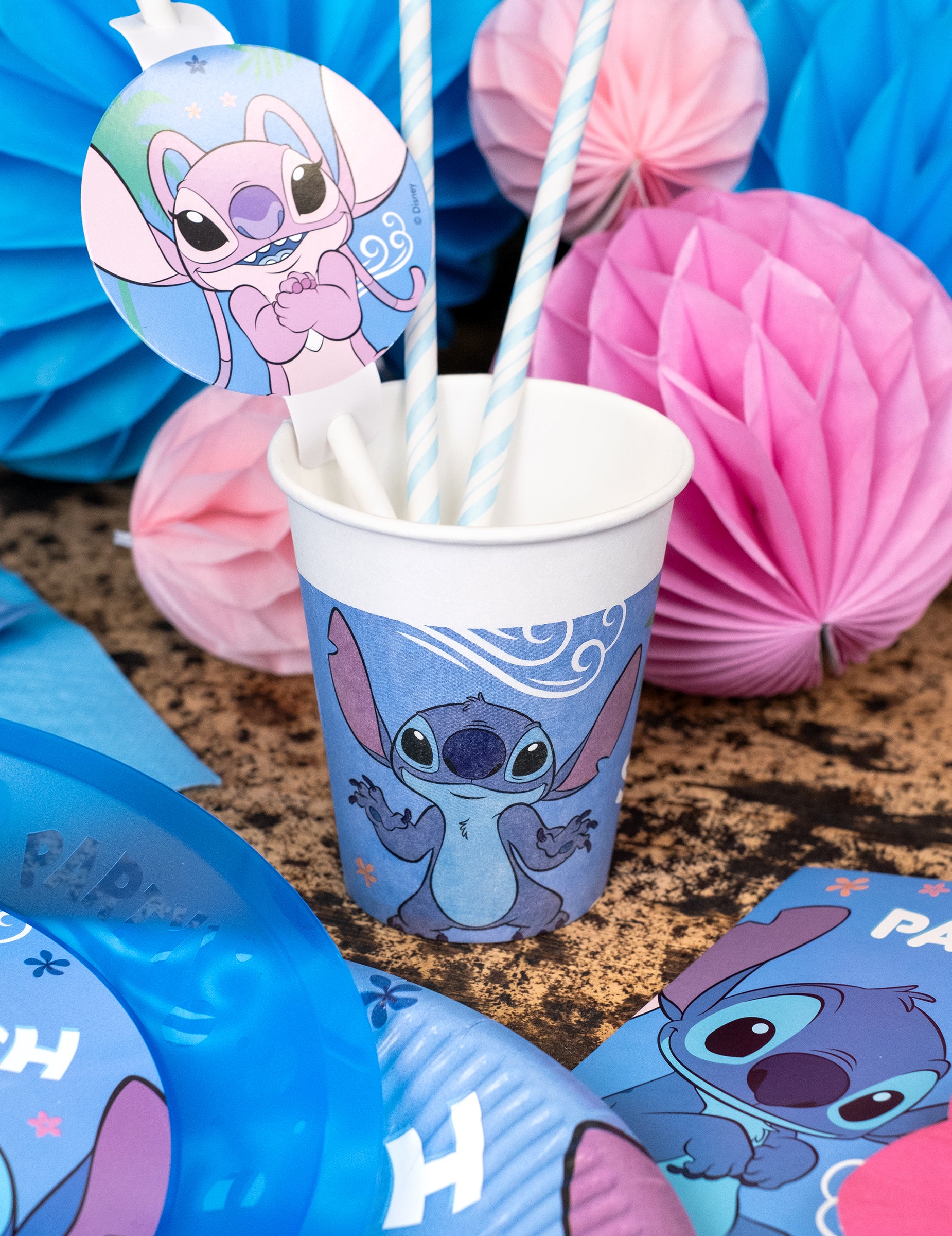 8 Gobelets en carton Stitch - 200 ml