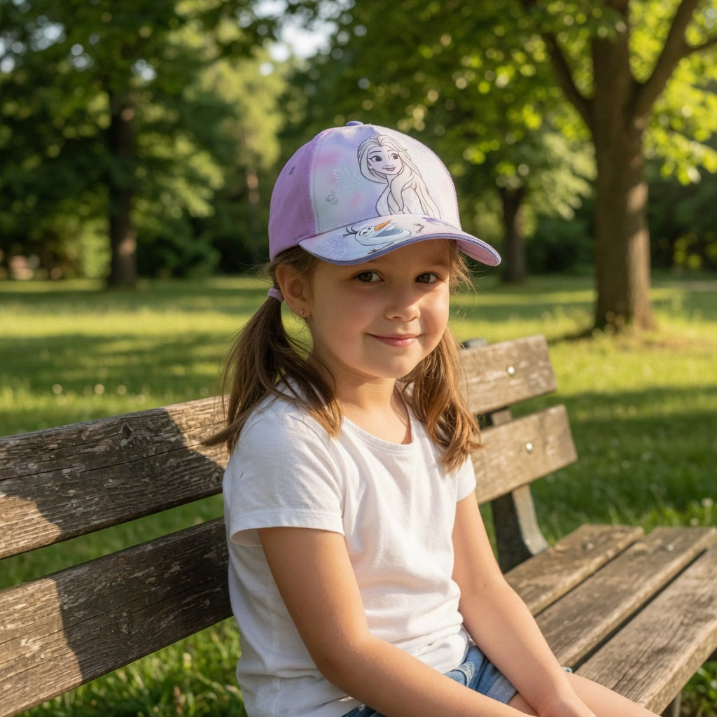 Casquette La Reine des Neiges - Lilas