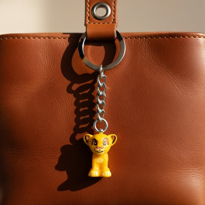 Porte-clés Simba - Le Roi Lion | Figurine LEGO 8 cm