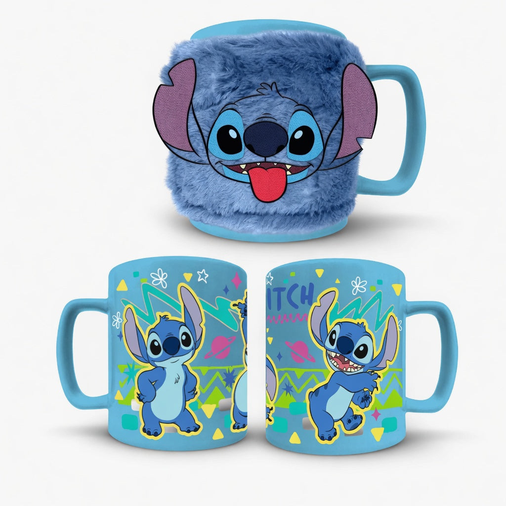 Mug Peluche Stitch & Angel 440 ml