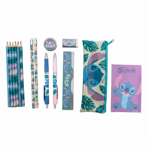 Set de Papeterie Stitch 14 pièces