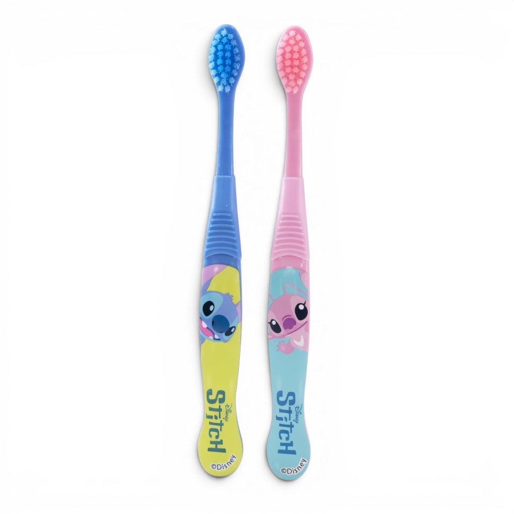 2 Brosses à dents Stitch & Angel - Lot enfant