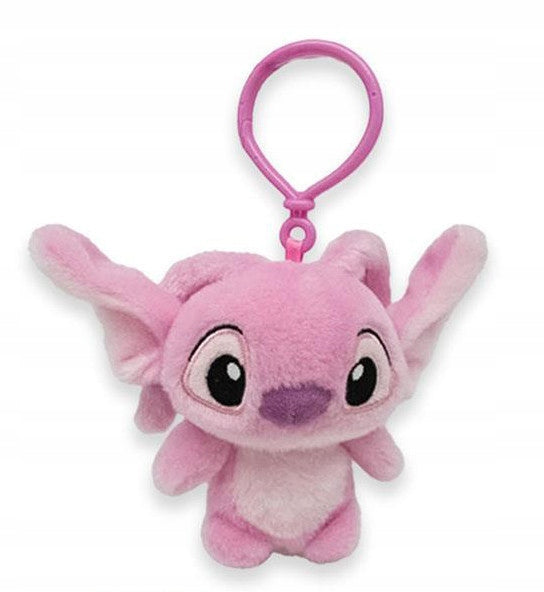 Porte-clés peluche Stitch, Angel et Leroy - 13 cm
