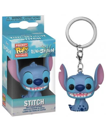Porte-clés Pocket Pop Stitch Assis - 4 cm
