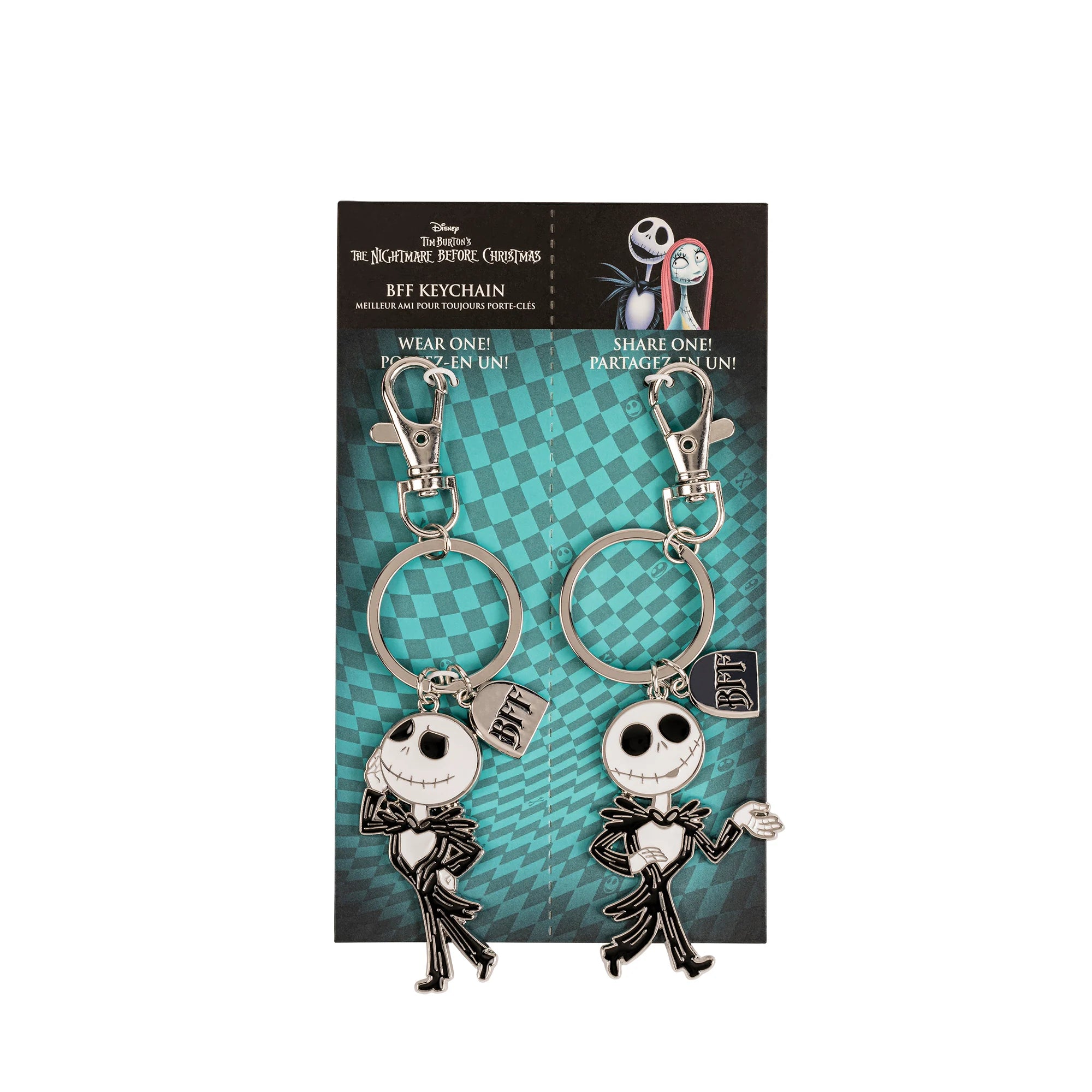 Set 2 Porte-clés BFF Jack Skellington - Amitié Éternelle