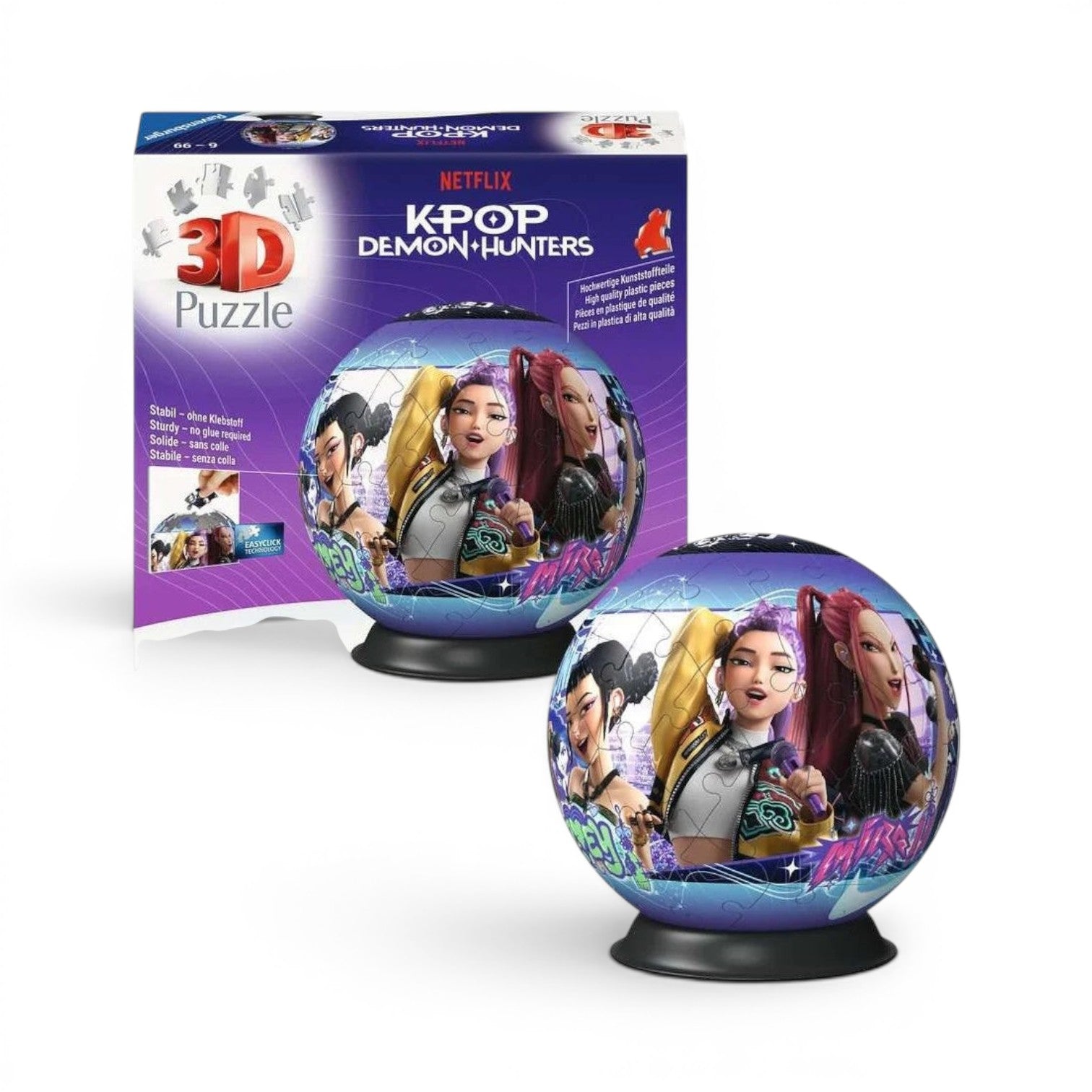 Puzzle 3D KPop Demon Hunters - 72 pièces
