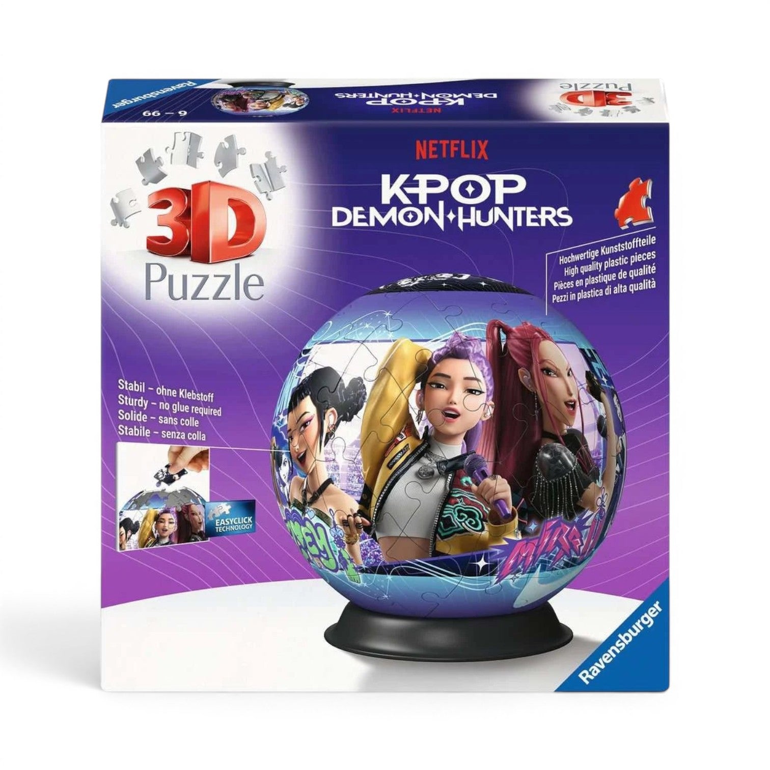 Puzzle 3D KPop Demon Hunters - 72 pièces