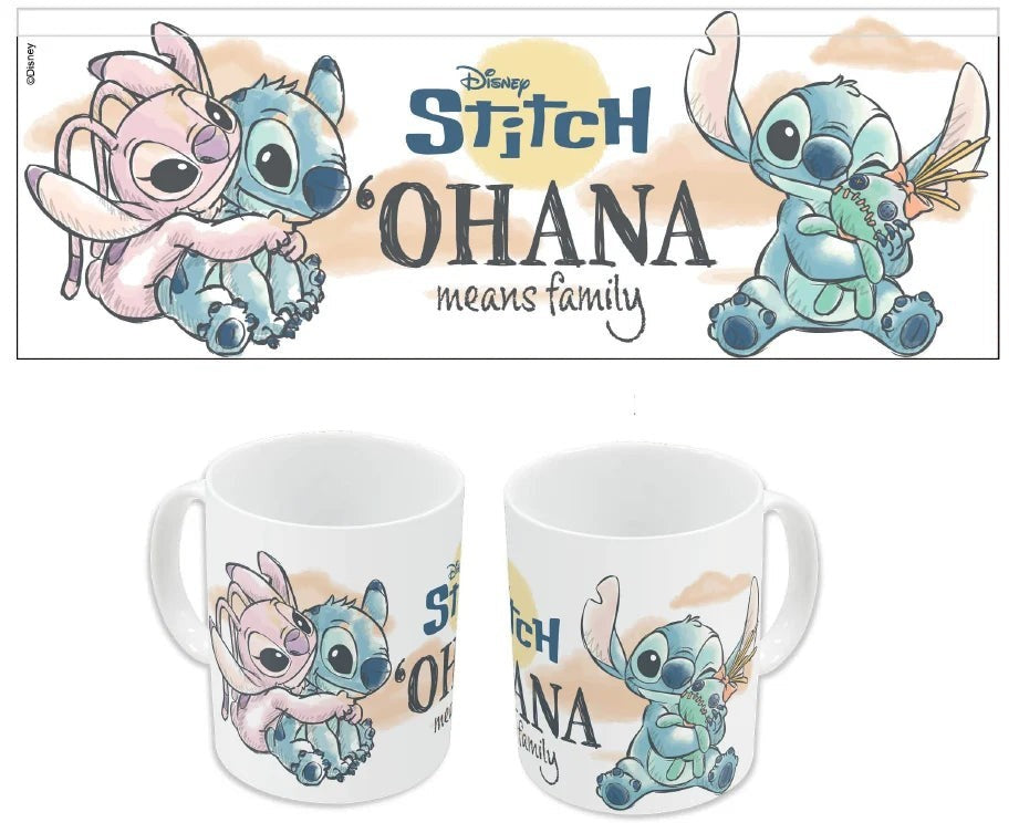 Mug Ohana Stitch & Angel - 325 ml