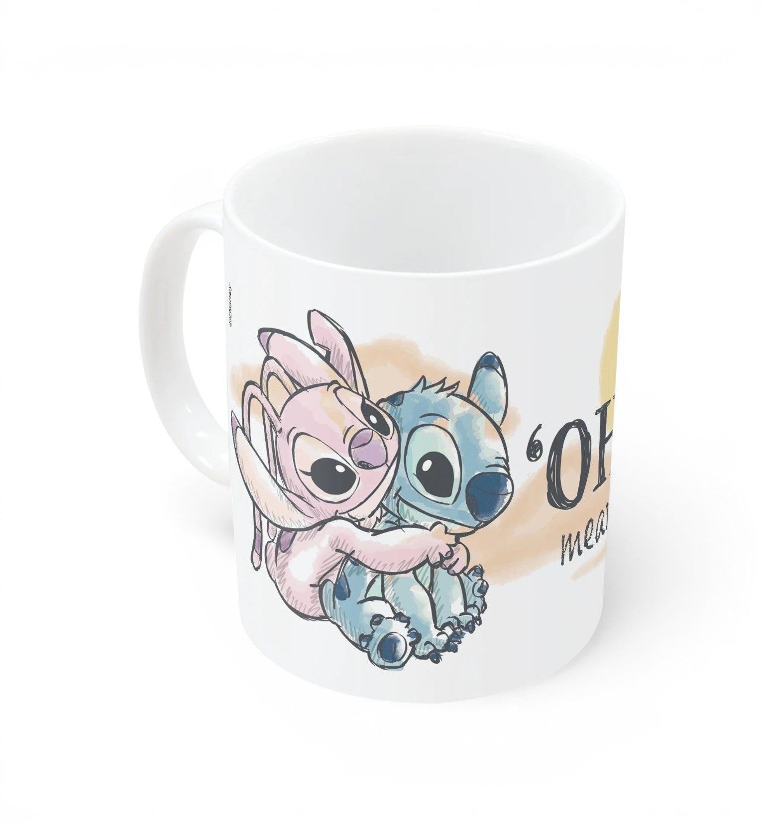 Mug Ohana Stitch & Angel - 325 ml