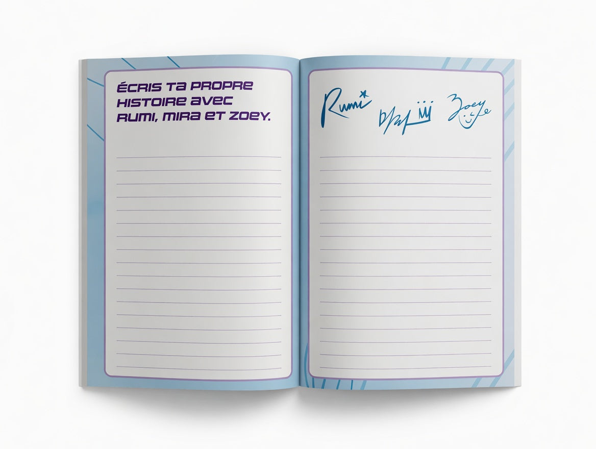Journal intime Huntrix - 128 pages interactives