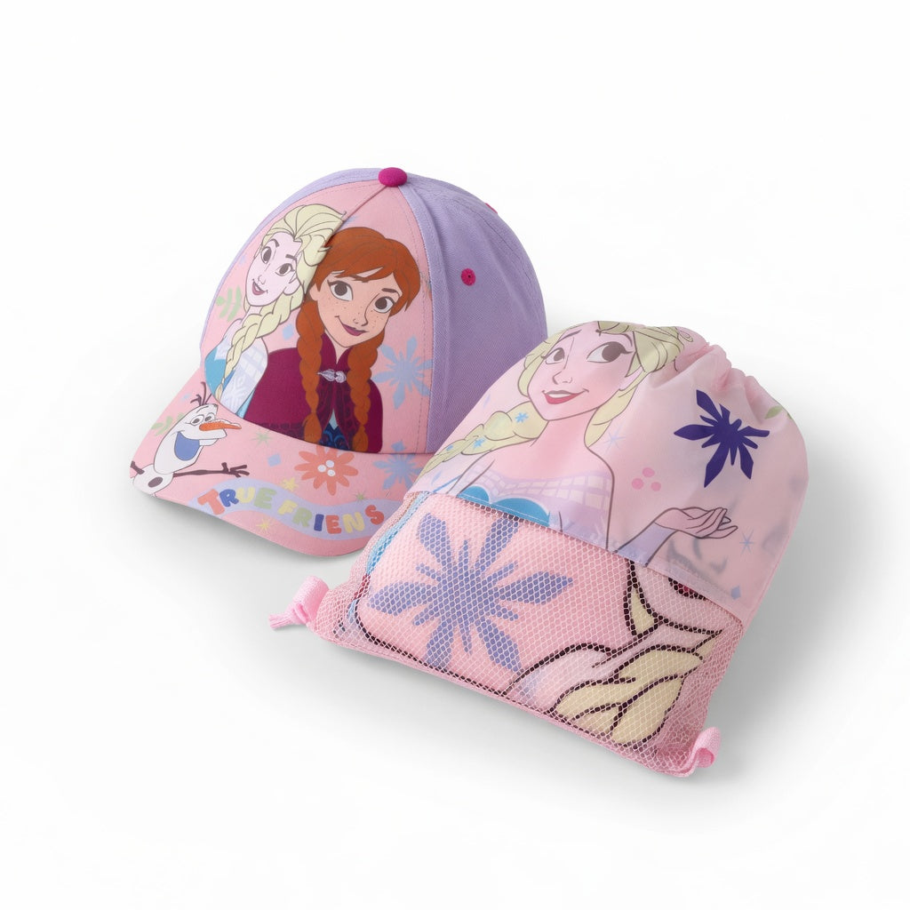 Set Plage Elsa - Sac, Serviette & Casquette Enfant La Reine des Neiges