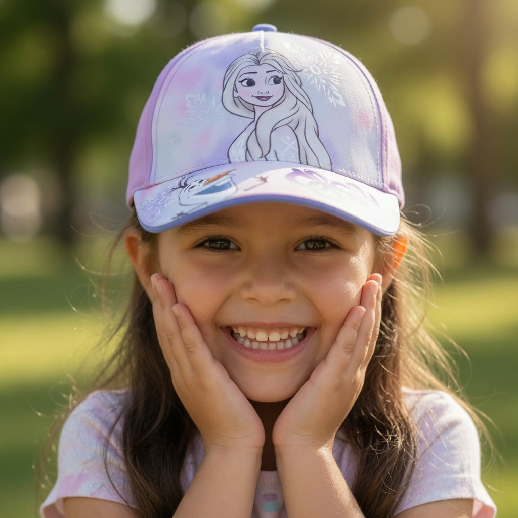 Casquette La Reine des Neiges - Lilas
