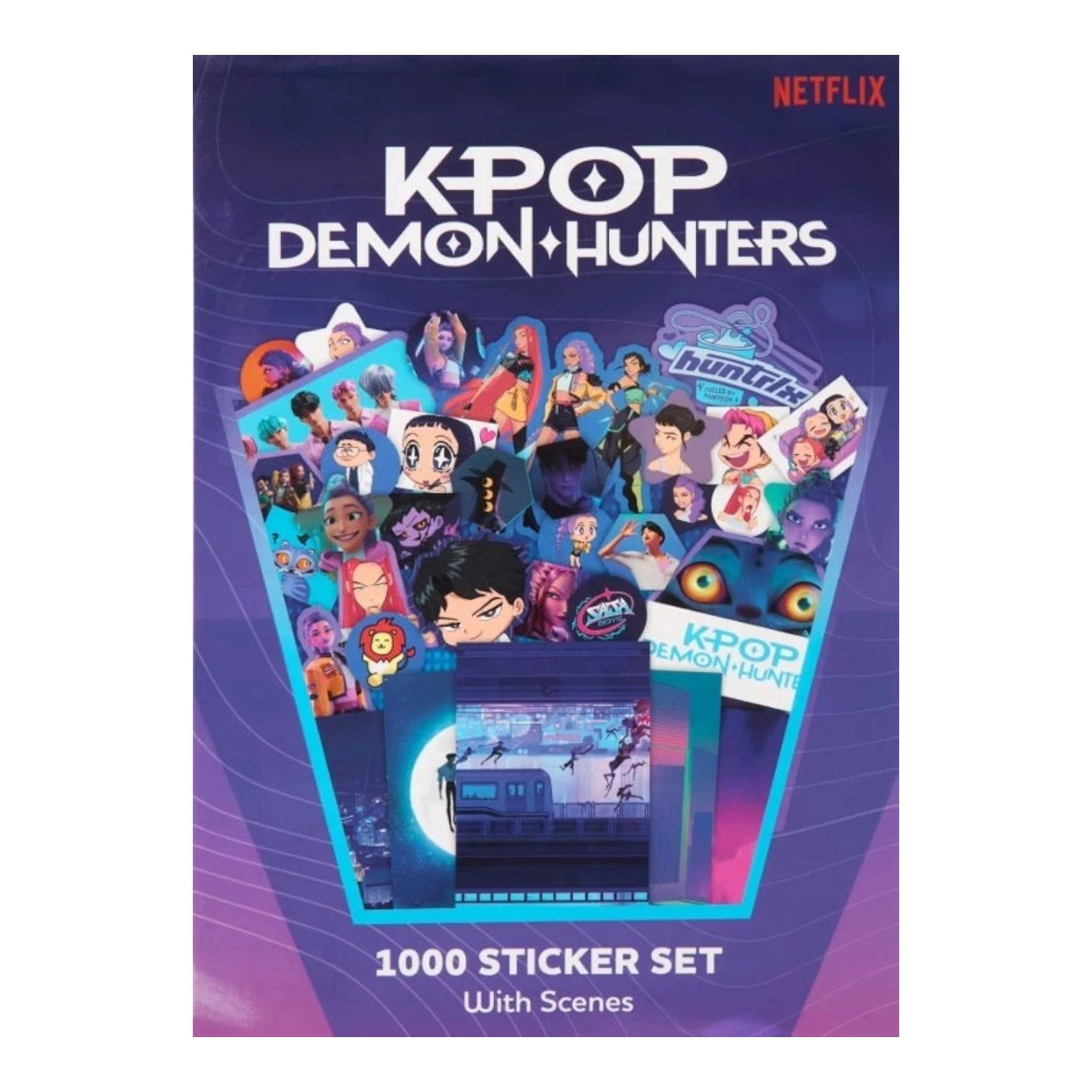 Carnet de 1000 Stickers KPOP Demon Hunters