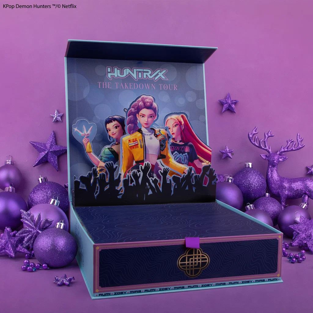 Calendrier de l'Avent Deluxe HUNTRIX - Édition Limitée KPop Demon Hunters
