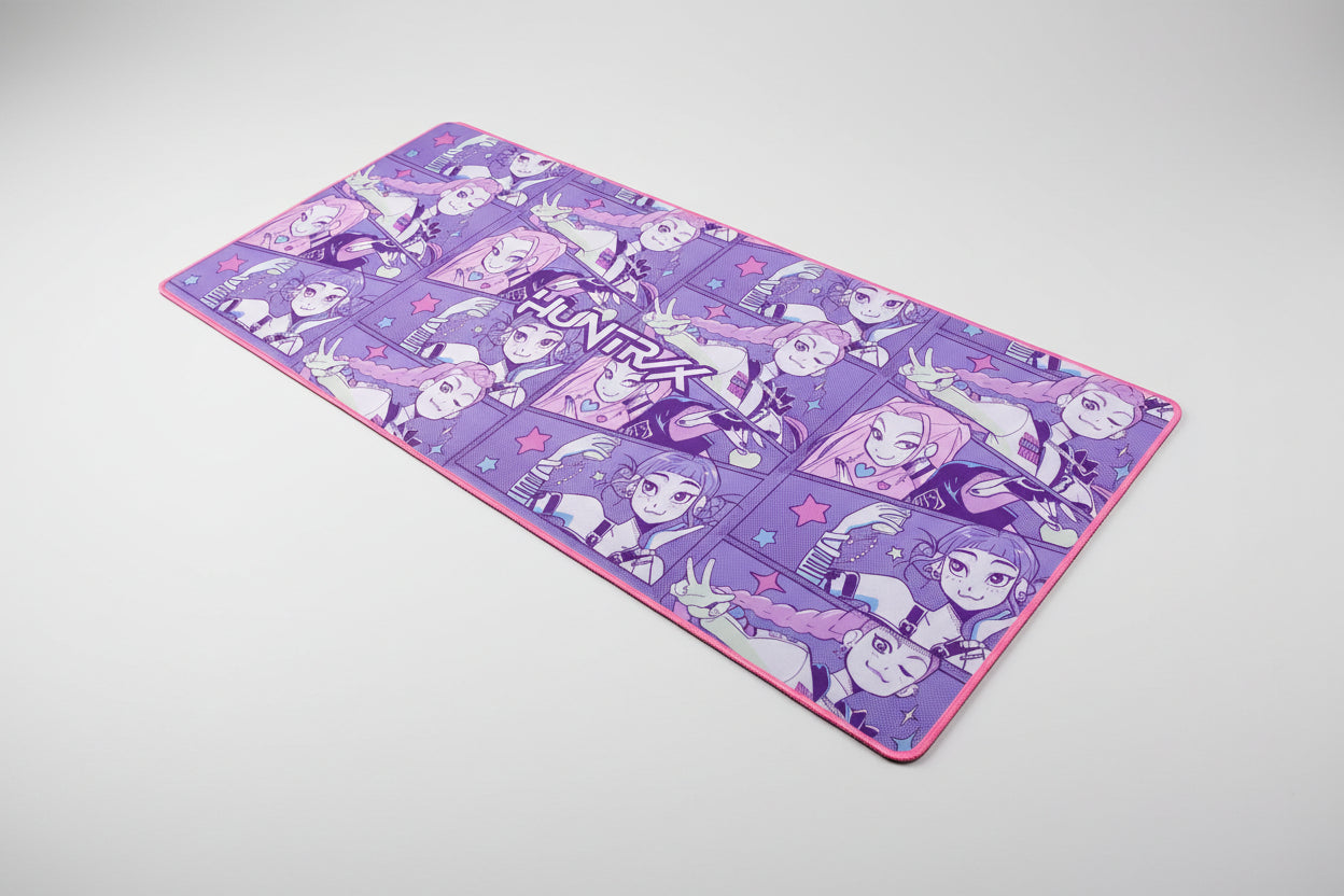 Tapis de souris XL Huntrix - KPop Demon Hunters 80x35 cm
