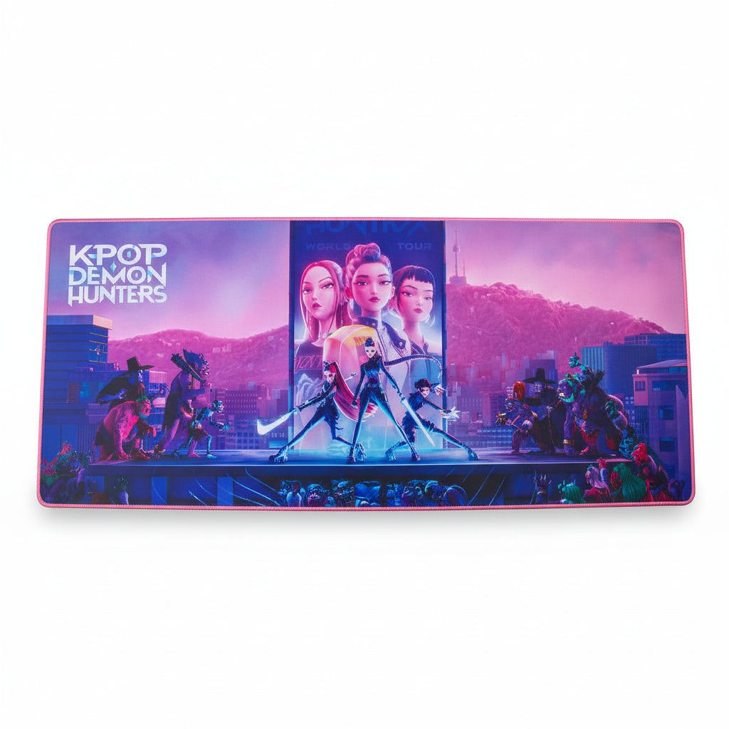 Tapis de souris XL Huntr/x - KPop Demon Hunters 80x35 cm