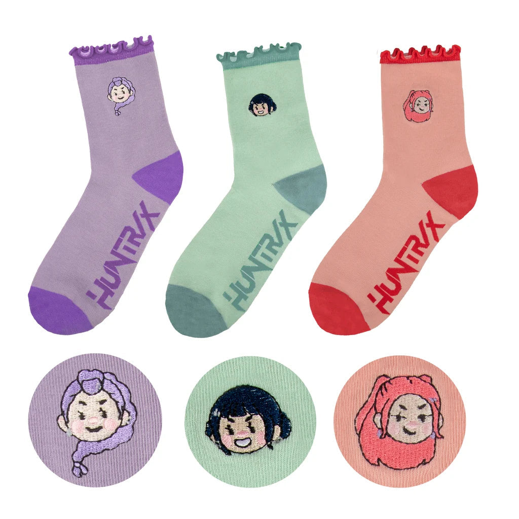 Lot de 3 Paires de Chaussettes Huntrix - Rumi, Mira & Zoey