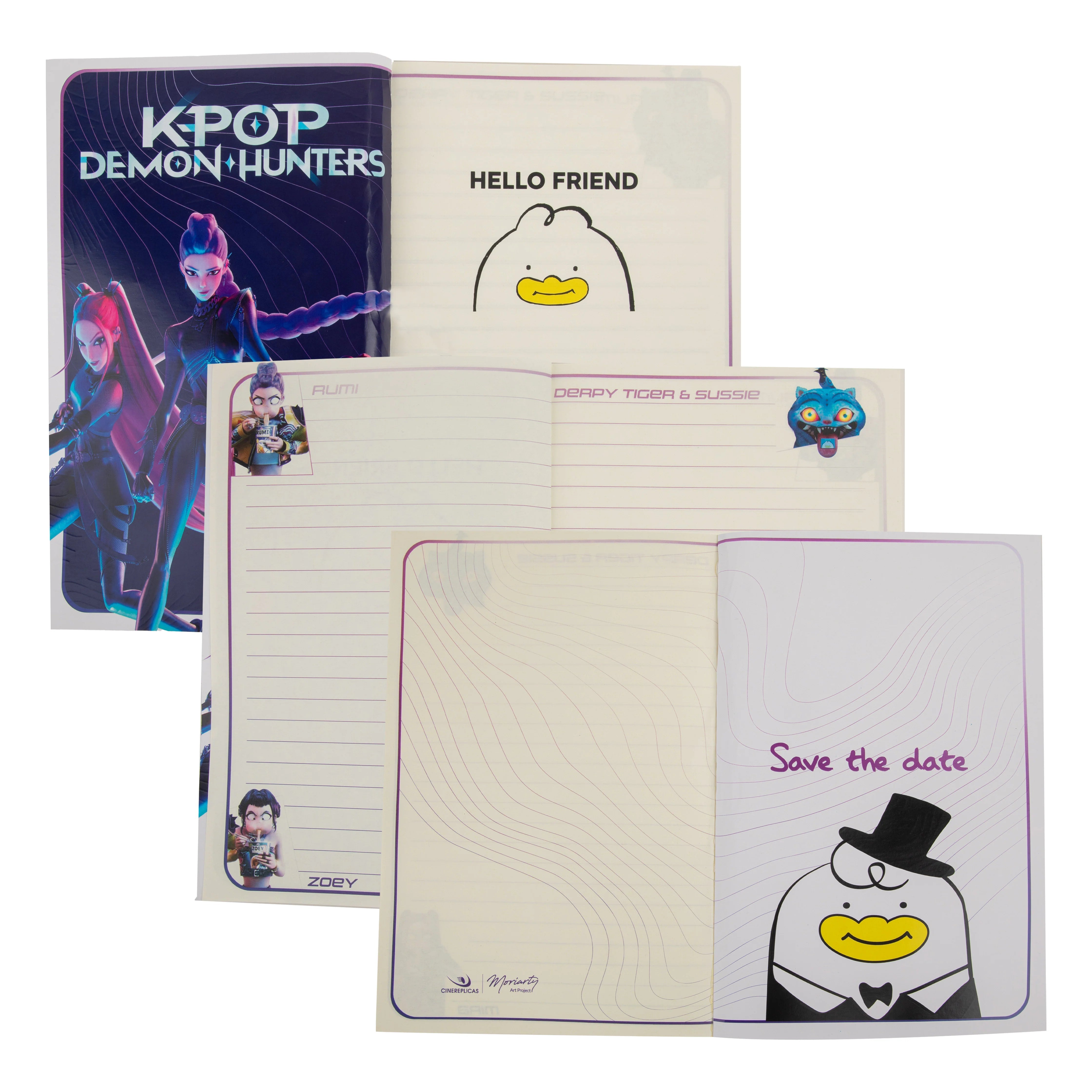 Carnet à lignes Huntr/x - KPop Demon Hunters