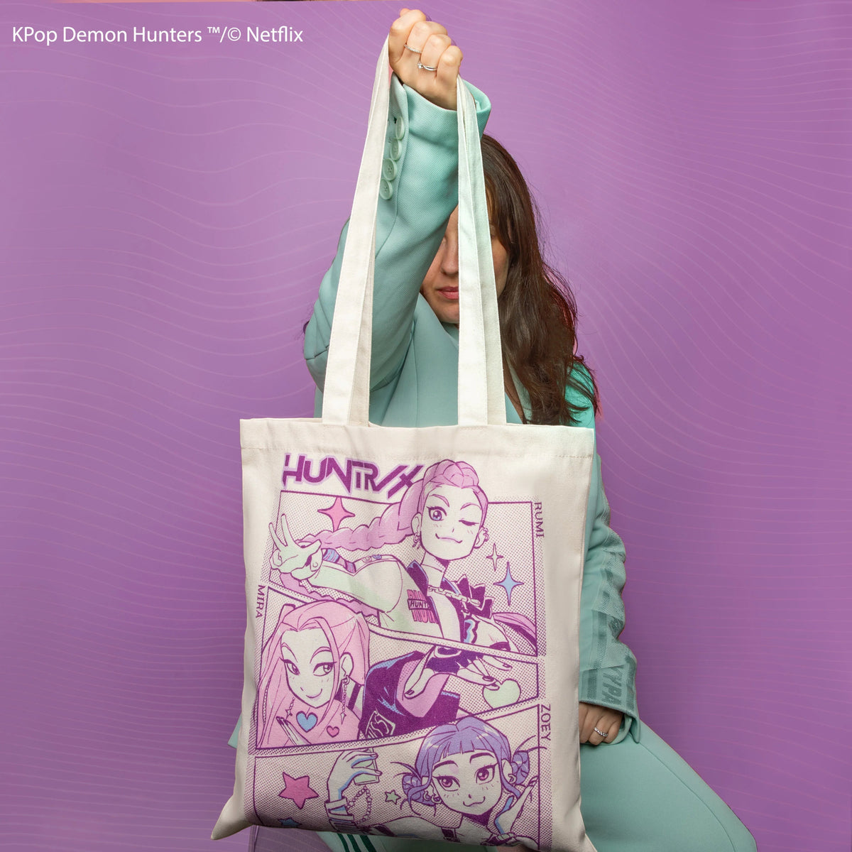Tote Bag Huntrix rose - KPop Demon Hunters