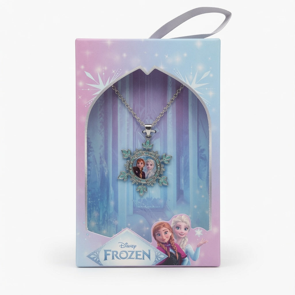 Collier Flocon Elsa et Anna - La Reine des Neiges