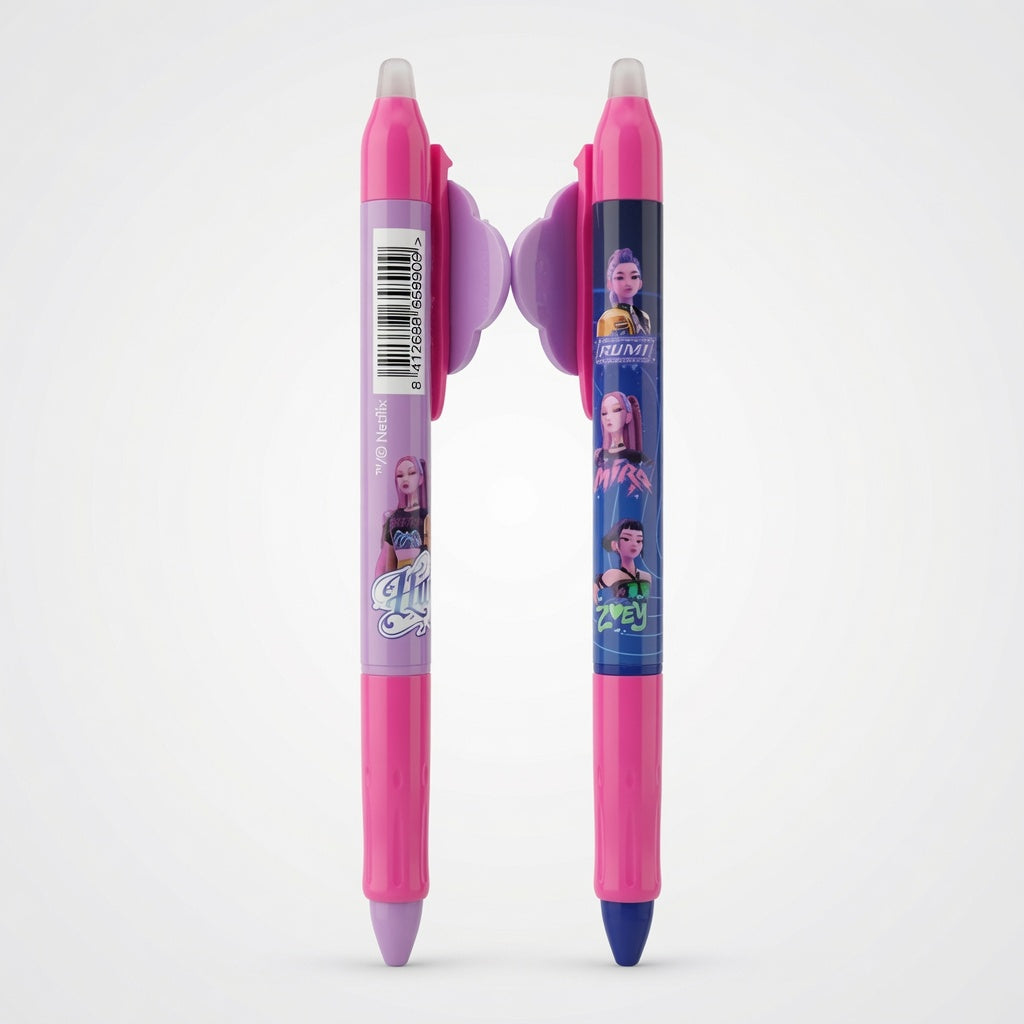 Pack 2 Stylos Effaçables Huntrix
