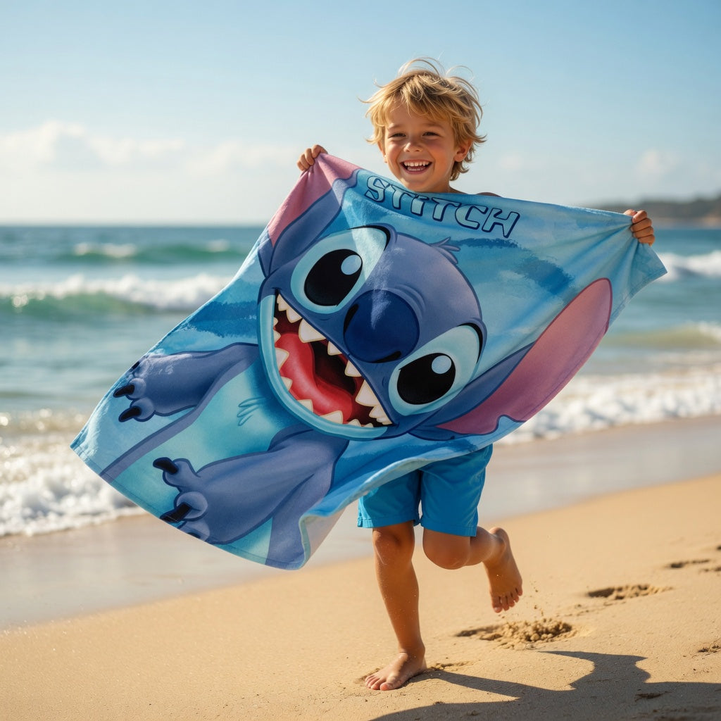 Serviette de plage Stitch - 70 x 140 cm