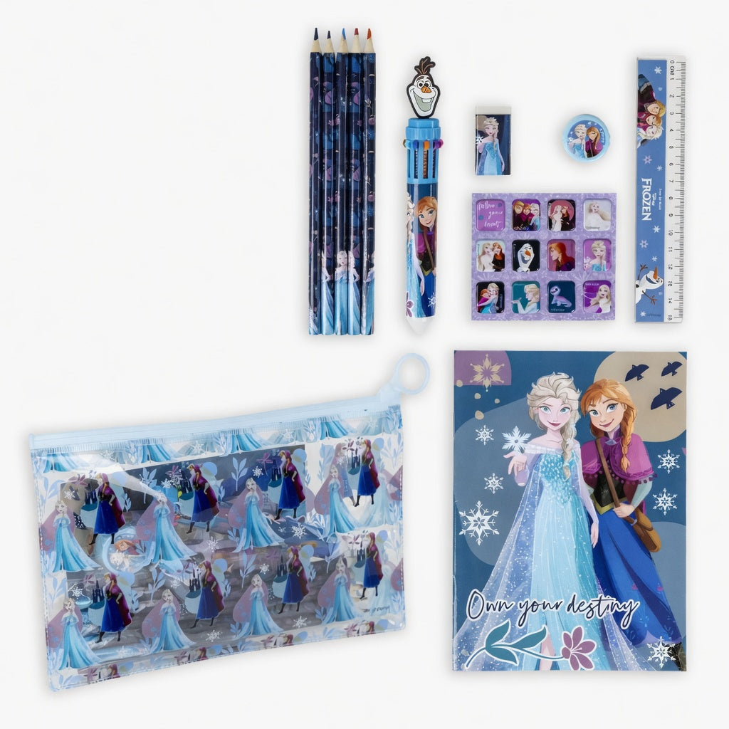 Set de Papeterie La Reine des Neiges - 14 pièces