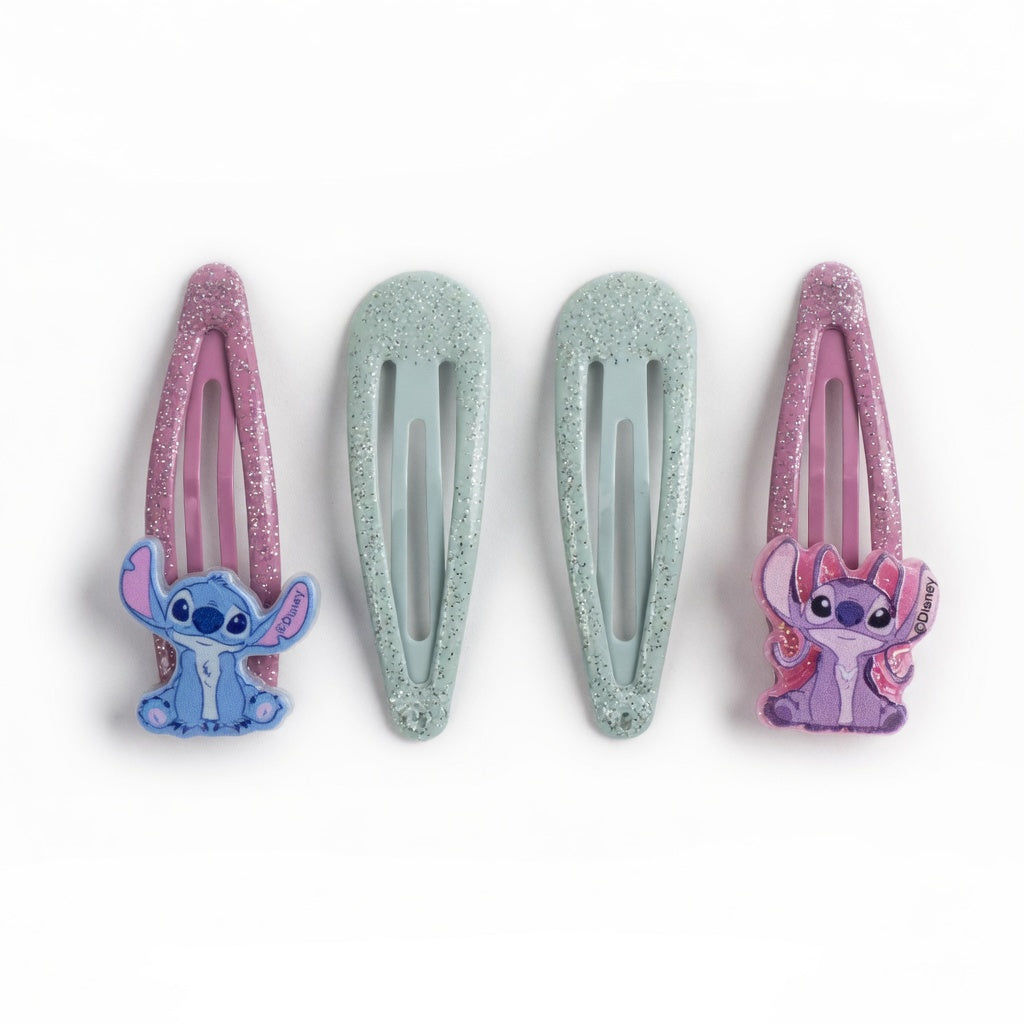 Barrettes pour cheveux Stitch - Set de 4