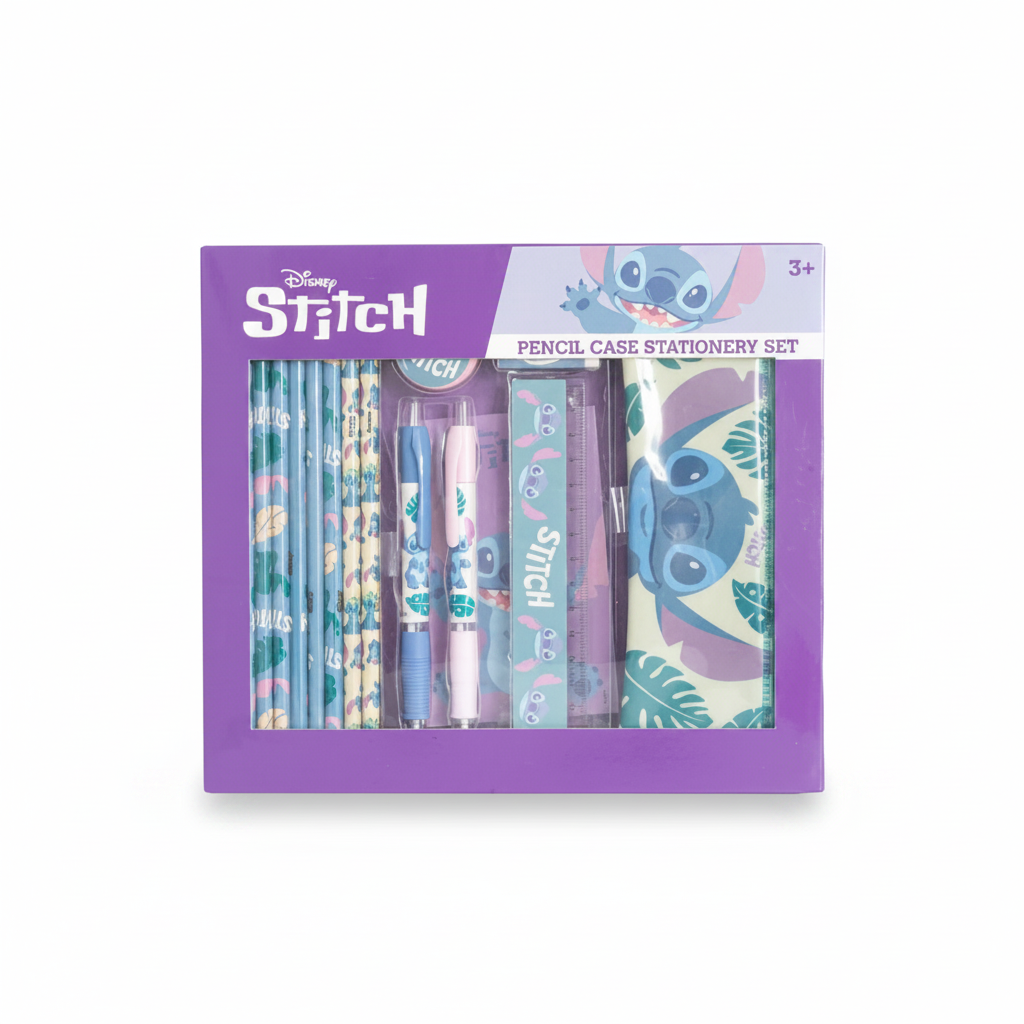 Set de Papeterie Stitch 14 pièces