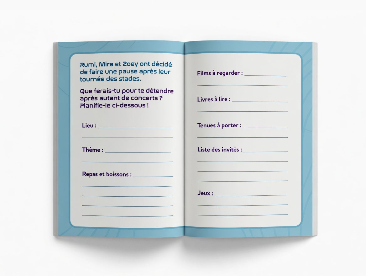 Journal intime Huntrix - 128 pages interactives