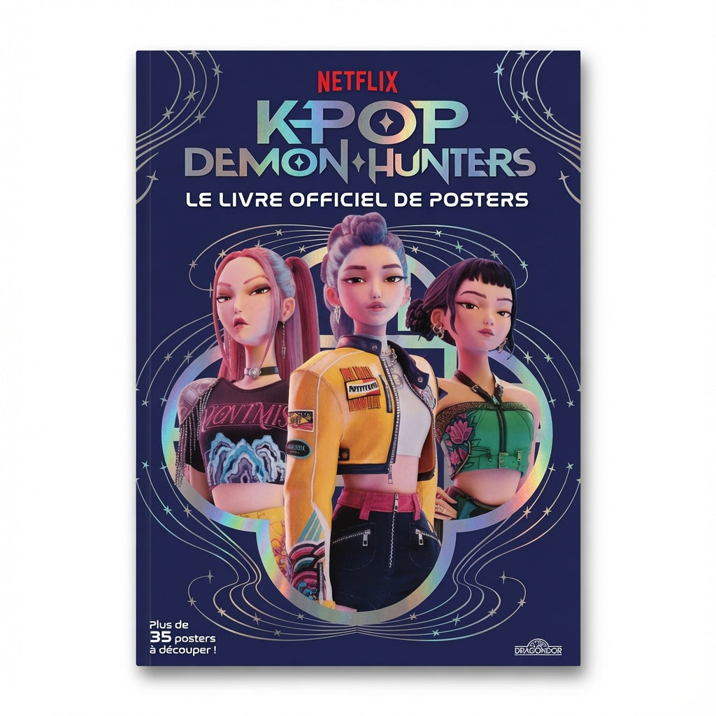 Livre de posters KPop Demon Hunters - 35 affiches à détacher