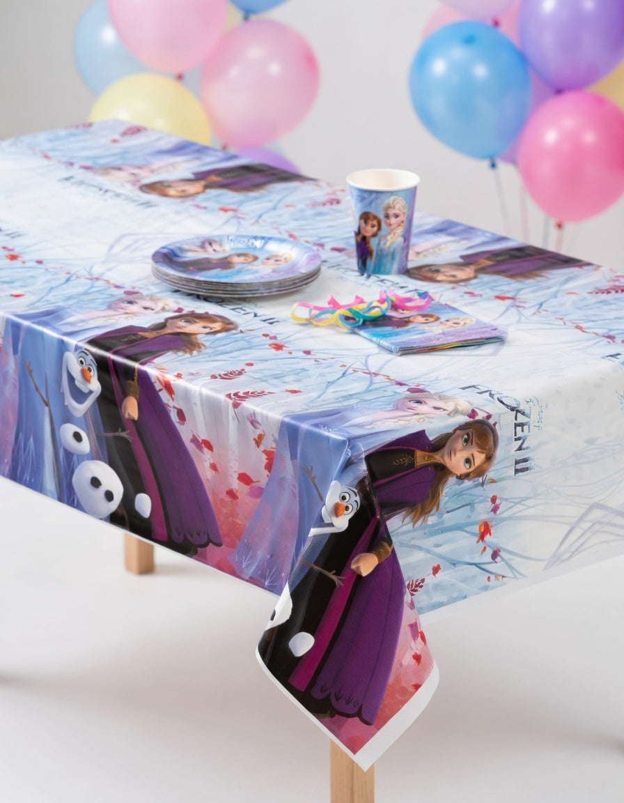 Nappe Anniversaire La Reine des Neiges 2 - 120x180 cm